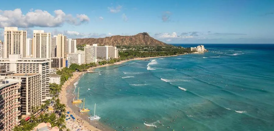 cityscape beachscape of honolulu hawaii travel nursing in honolulu