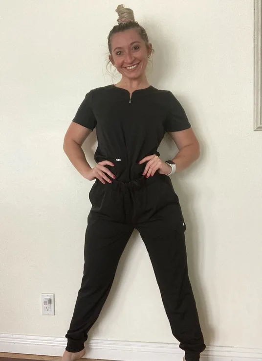 Nurse in Moxie Scrubs